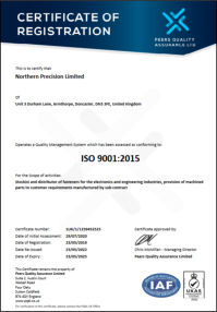 NP is ISO9001 certified, you can download a copy of our current certificate here.