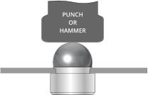 PUNCH OR HAMMER