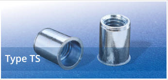 Reduced Head Rivet Nuts for Imperial Hole Sizes